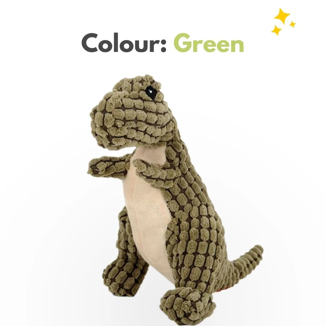 Dino Plush Squeaker Toy for Dogs