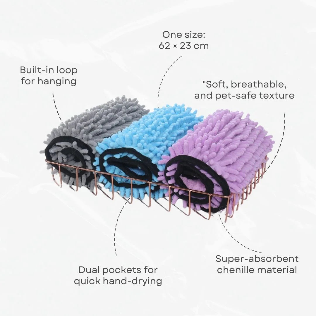 Super Absorbent Pet Towel — Dry Faster, Cuddle Sooner