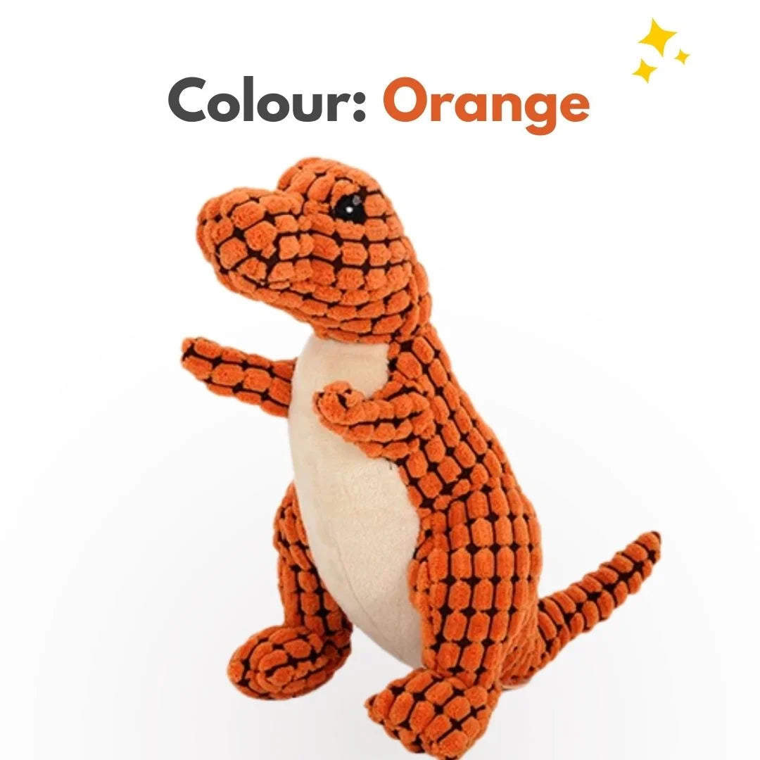 Dino Plush Squeaker Toy for Dogs
