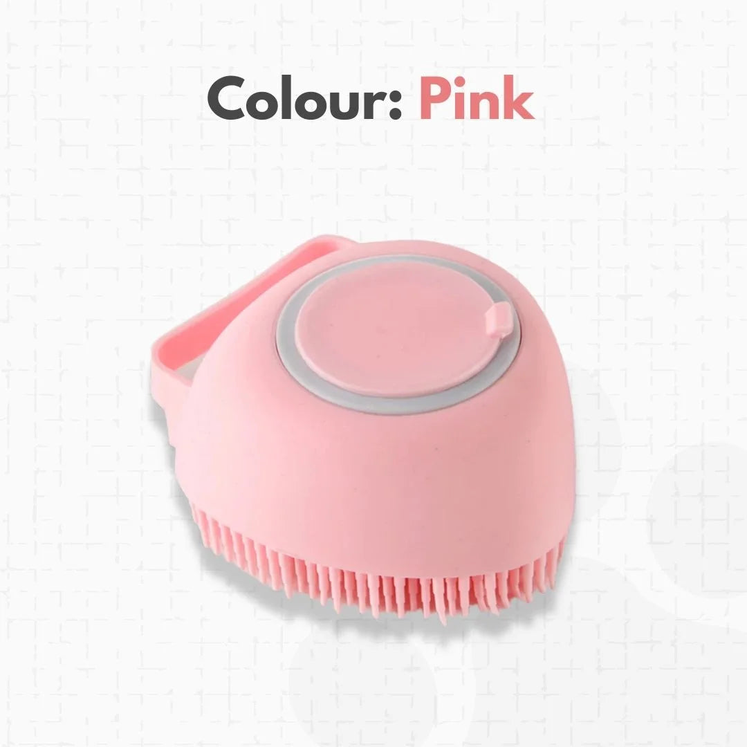 Shampoo-Ready Massage Brush for Dogs & Cats