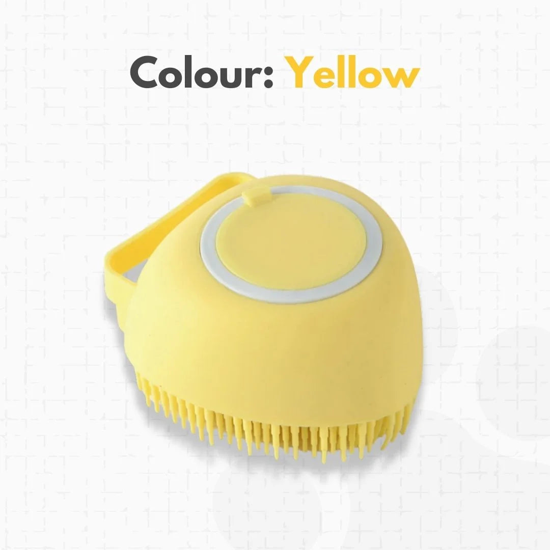 Shampoo-Ready Massage Brush for Dogs & Cats