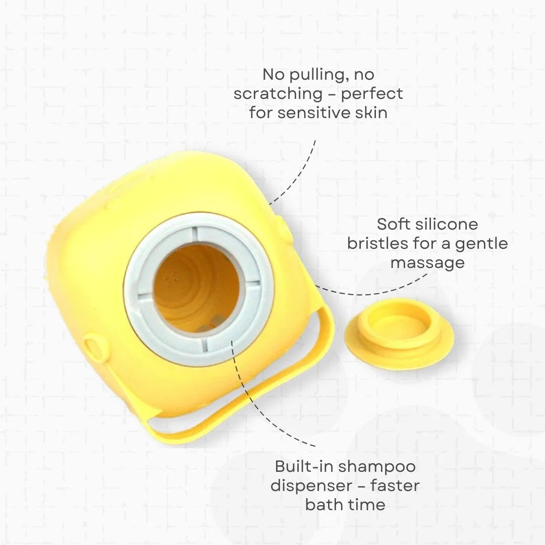 Shampoo-Ready Massage Brush for Dogs & Cats