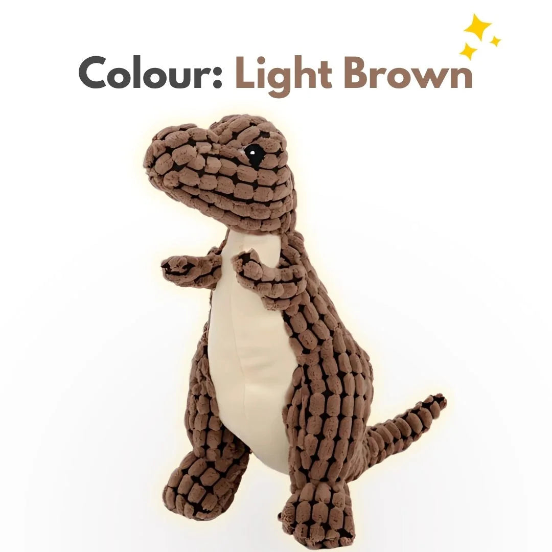 Dino Plush Squeaker Toy for Dogs