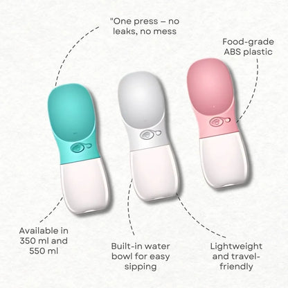 Smart Travel Bottle for Dogs & Cats