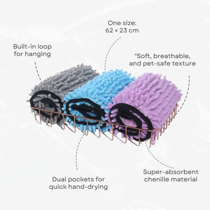 Super Absorbent Pet Towel — Dry Faster, Cuddle Sooner