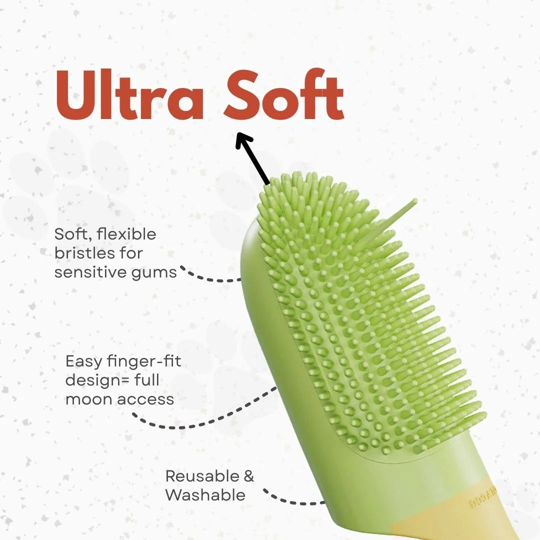 Finger Toothbrush for Dogs & Cats — Clean Teeth, No Fuss