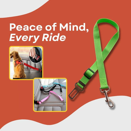 Adjustable Pet Car Seat Belt — Safe. Simple. Secure